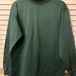 Callaway Forest Green Long Sleeve Men's Tee Size Large 100% Cotton